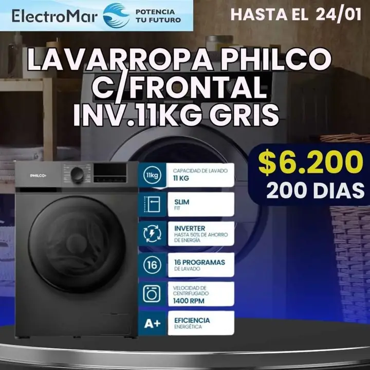 Lavarropa pago diario