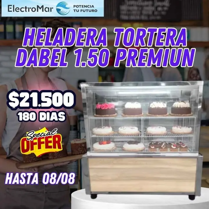 Heladera tortera pago diario