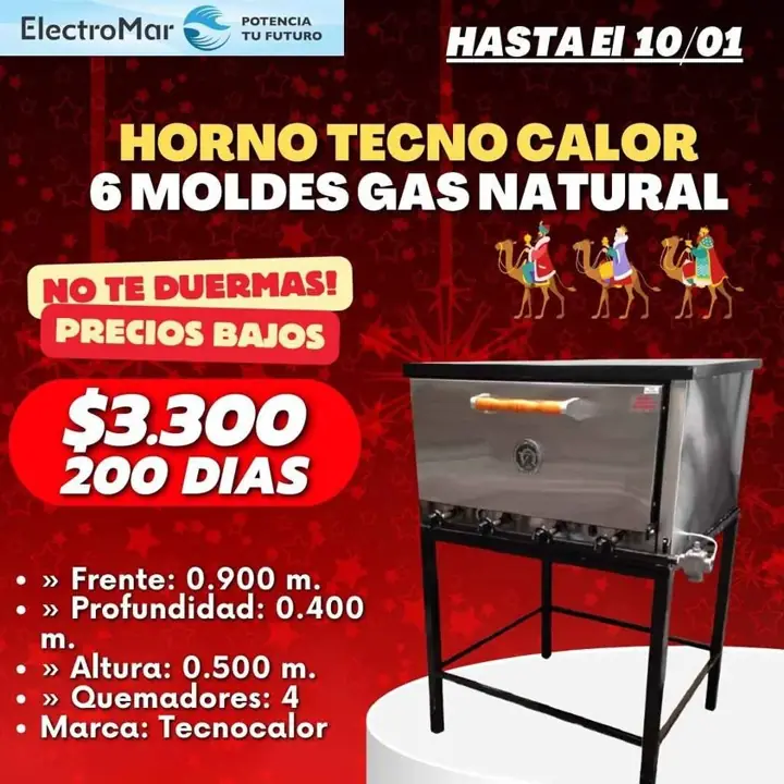 Horno pago diario