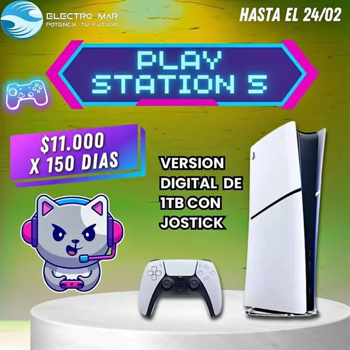 Play station 5 pago diario