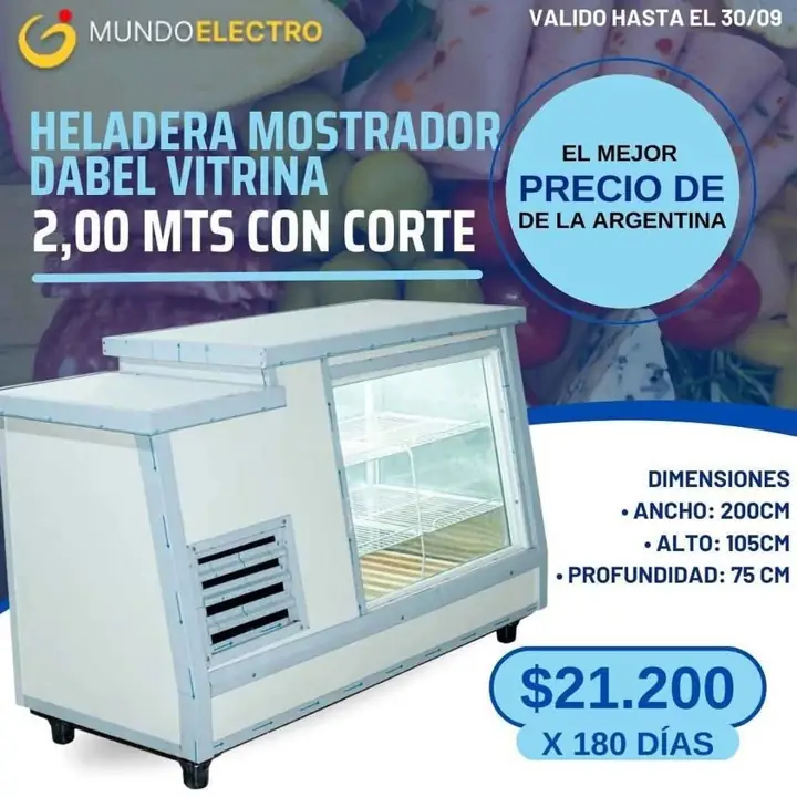 Heladera pago diario
