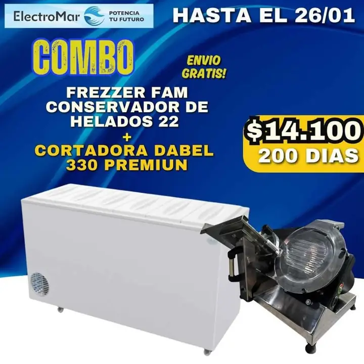 Cortadora de fiambre pago diario