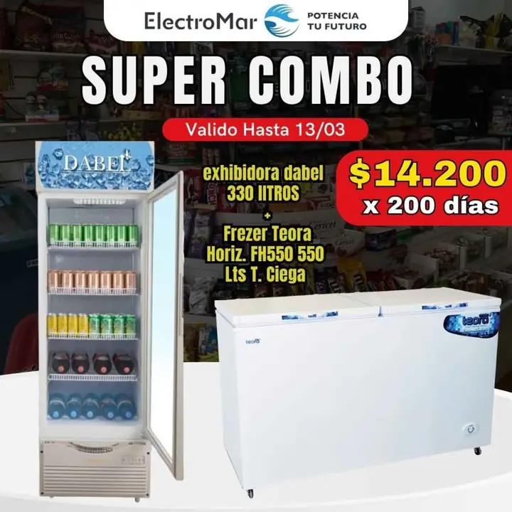 Freezer pago diario