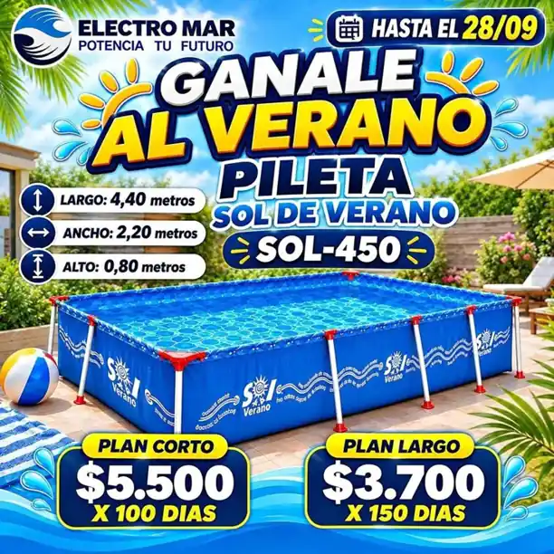 Pileta pago diario