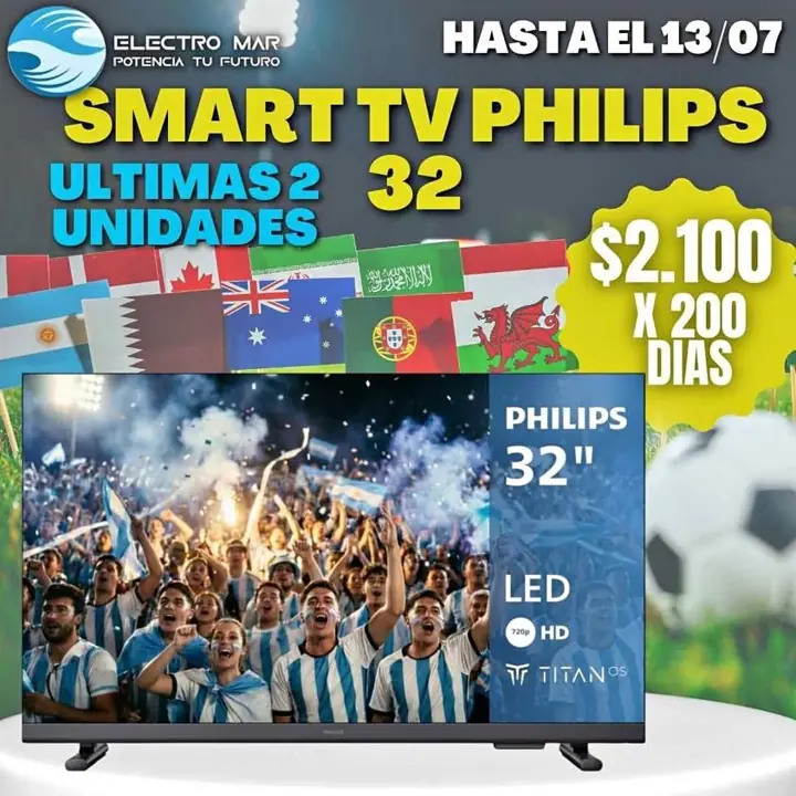 Tv Smart pago diario