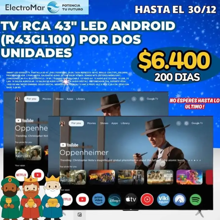 Tv Smart pago diario