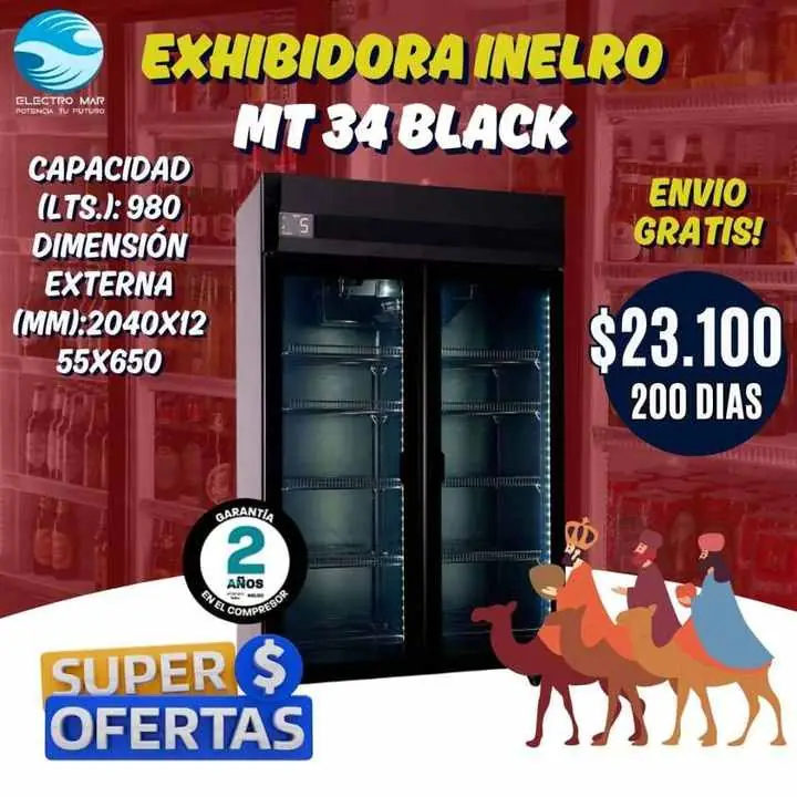 Heladera exhibidora pago diario