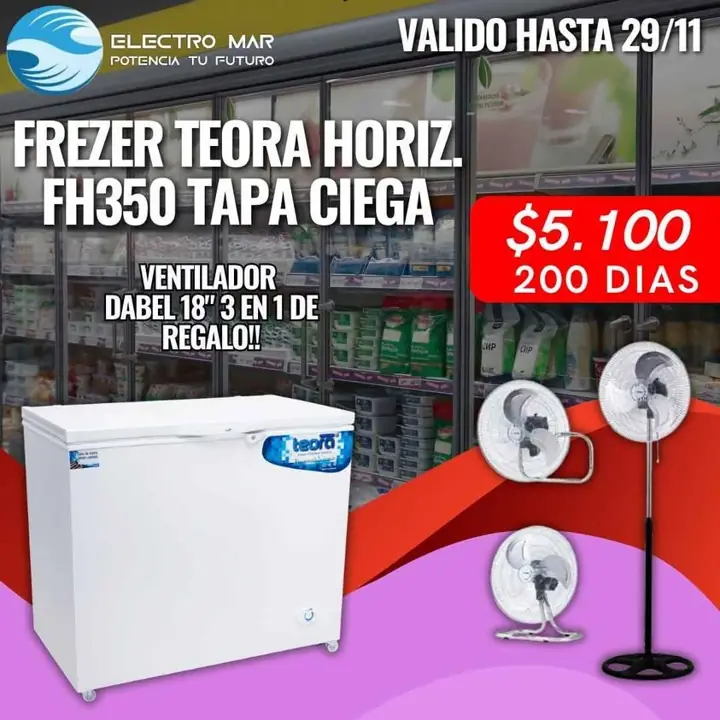 Freezer pago diario
