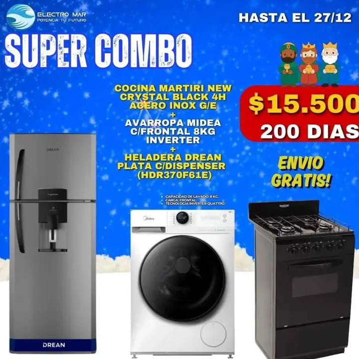 Heladera pago diario