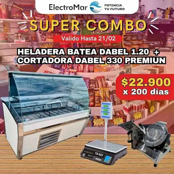 Heladera batea pago diario
