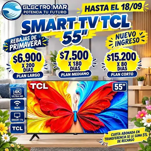 Smart tv pago diario