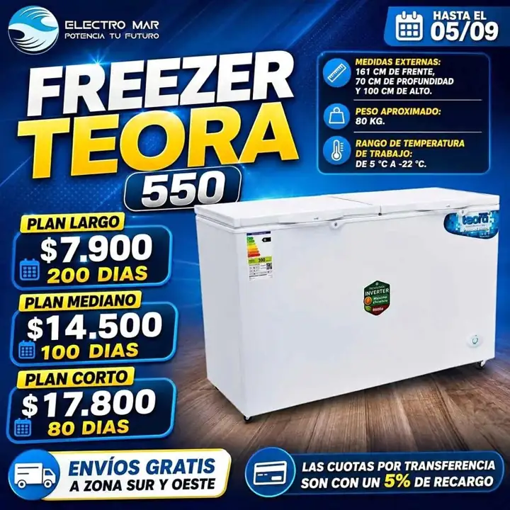 Freezer pago diario