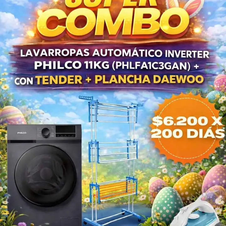 Lavarropas pago díario