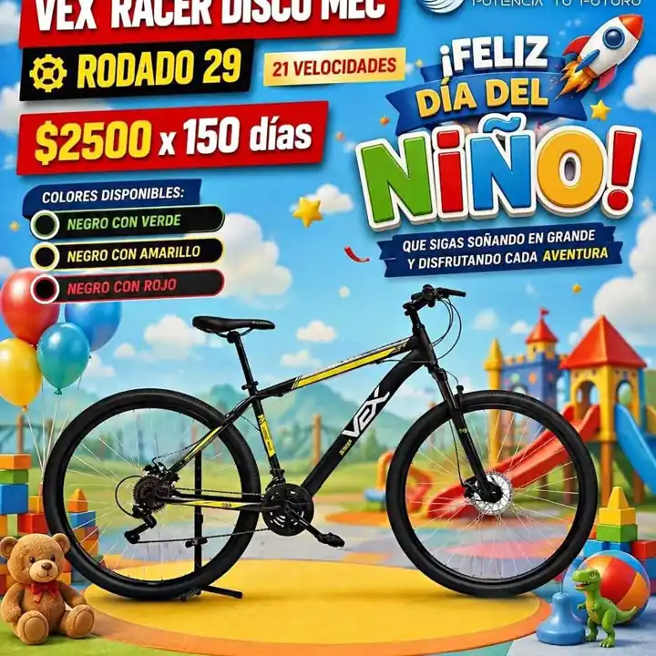 Bicicleta pago diario