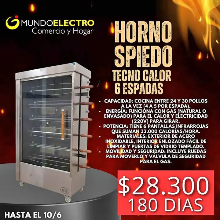 Horno spiedo