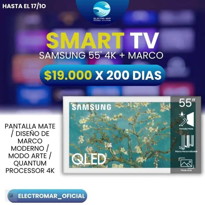 Tv Smart pago diario