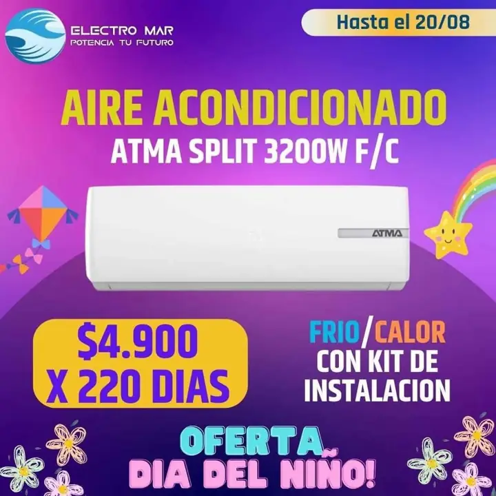 Aire acondicionado pago diario