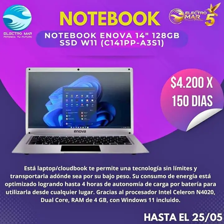 Notebook pago diario