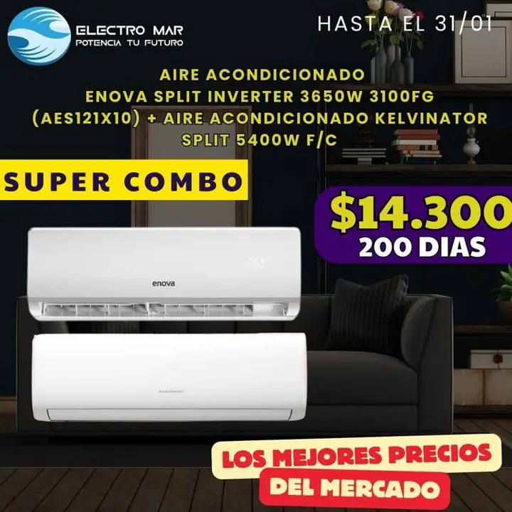 Aire acondicionado pago diario
