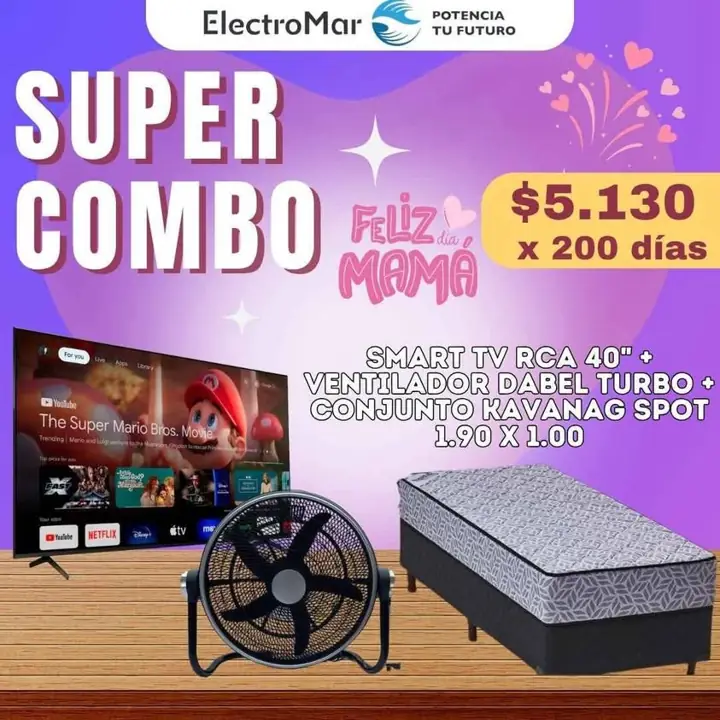 Ventilador pago diario
