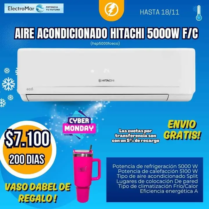 Aire acondicionado pago diario