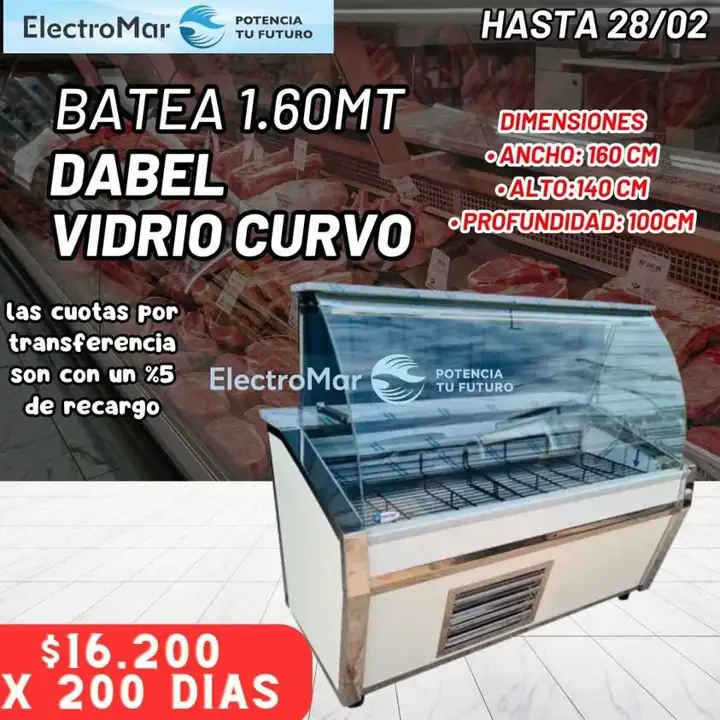 Heladera batea pago diario