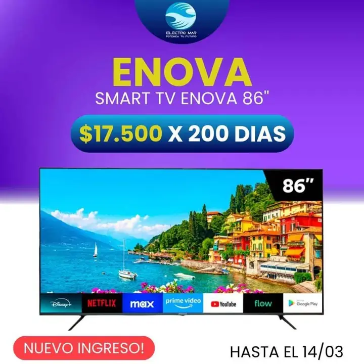 Tv Smart pago diario