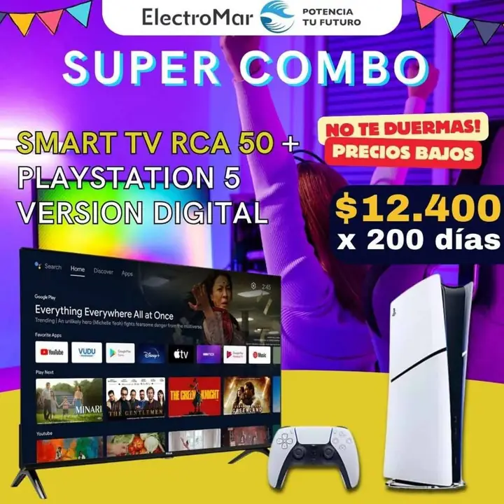 Tv Smart pago diario