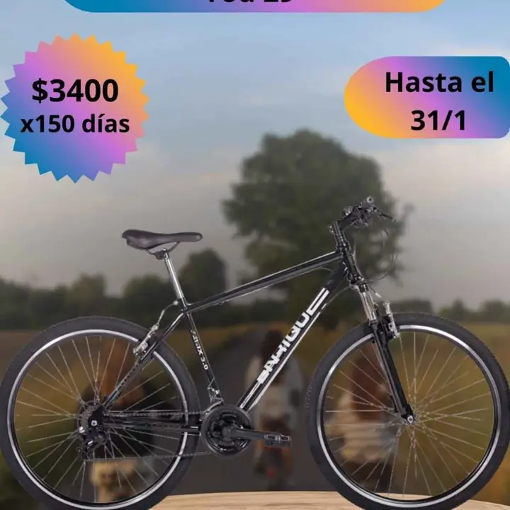 Bicicleta pago diario