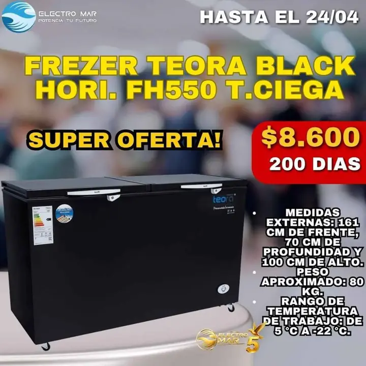 Freezer pago diario