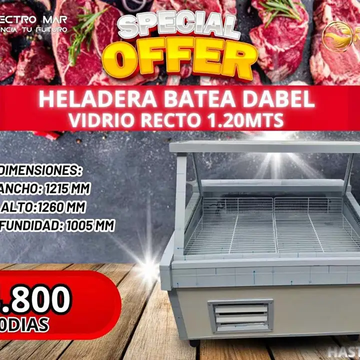 Heladera batea pago diario