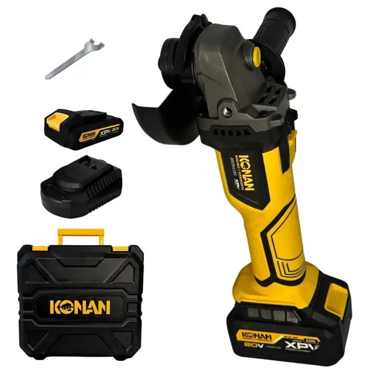Amoladora Angular Inalámbrica Konan 115mm Motor Brushless