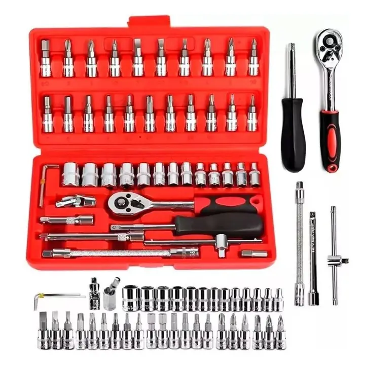 Set Juego Herramientas de Tubo Alpina 46 Piezas Alpina