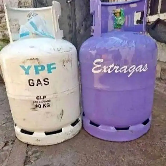 Envases de garrafas y cargas de gas 10kl