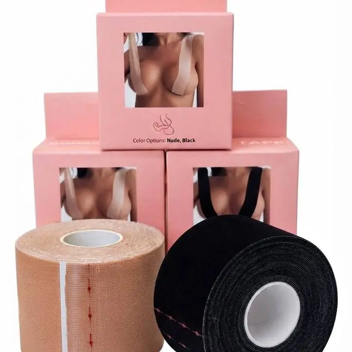 Boob Tape | Cinta Adhesiva para Busto | Negro y Piel