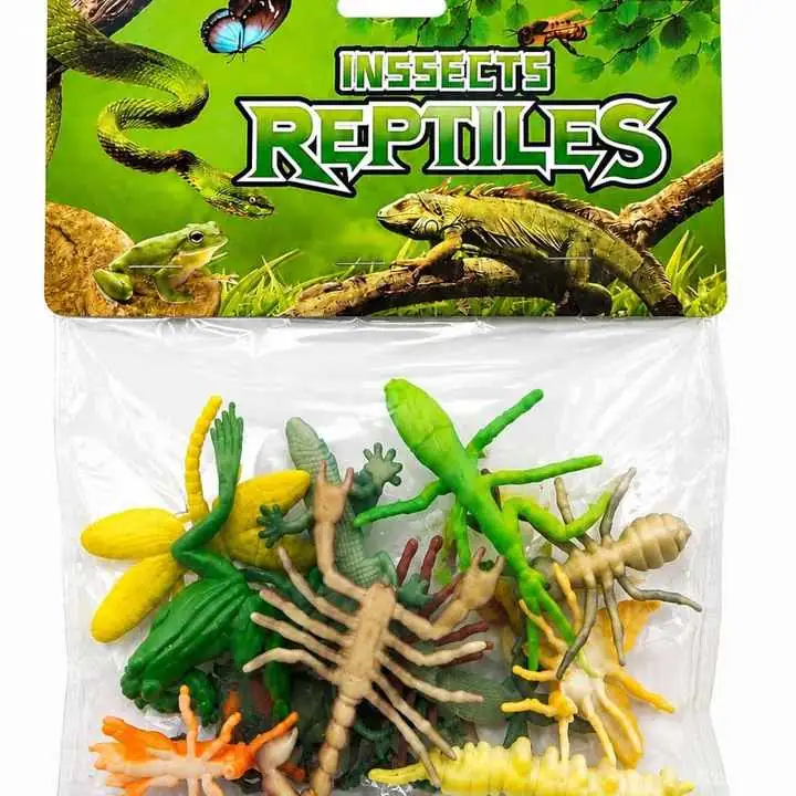 Set de Insectos y Reptiles de Juguete | Figuras Educativas
