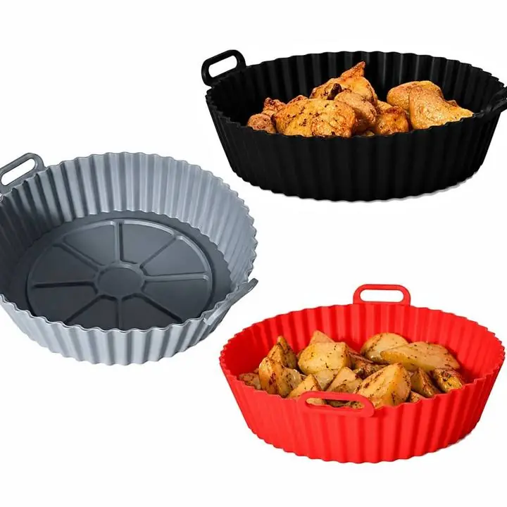 Molde de Silicona para Freidora de Aire | Air Fryer 16 cm y 20 cm