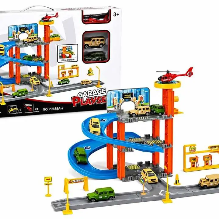Garage Playset | Estacionamiento de Autos con Accesorios