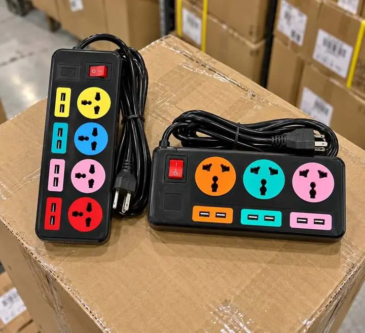 ¡Multienchufes negros con USB! | zapatillas