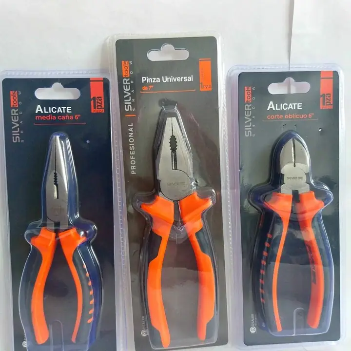 Juego de Pinzas y Alicate Silver