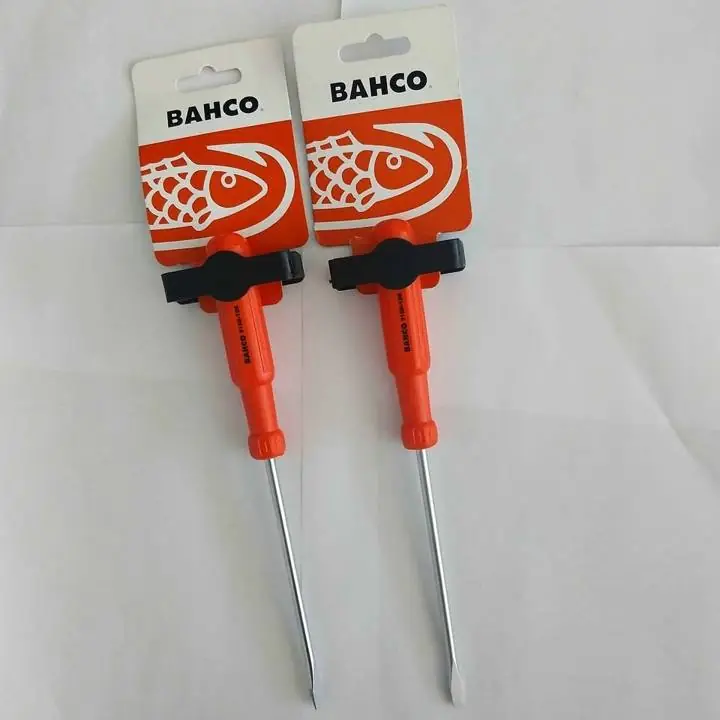 Destornilladores planos Bahco x2