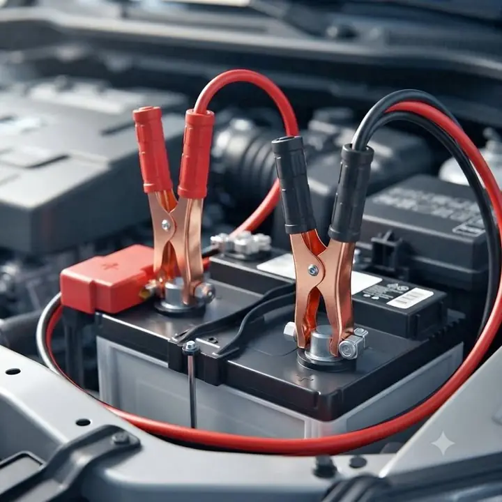 Cable Puente para Auto Bateria Descargada