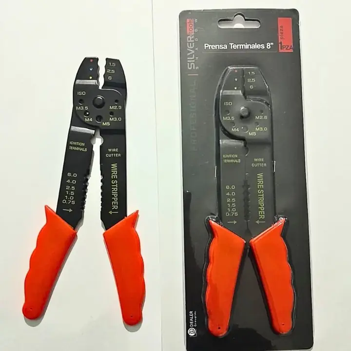 Prensa Cripeadora Pela cables 8 Silvertools
