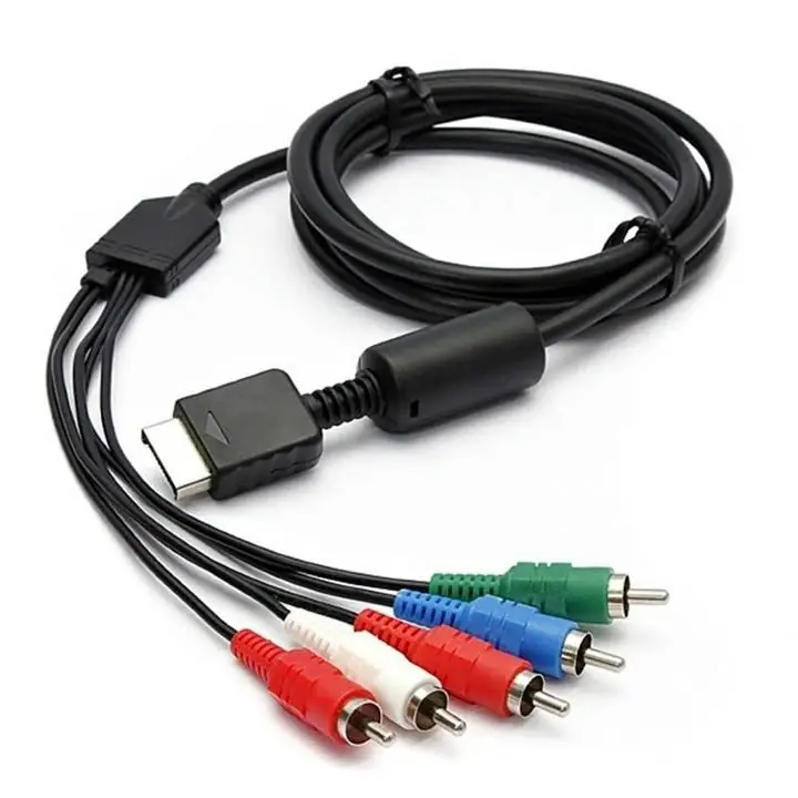 Cable Audio Vídeo PlayStation 2 y 3 - Videocomponente Reforzado