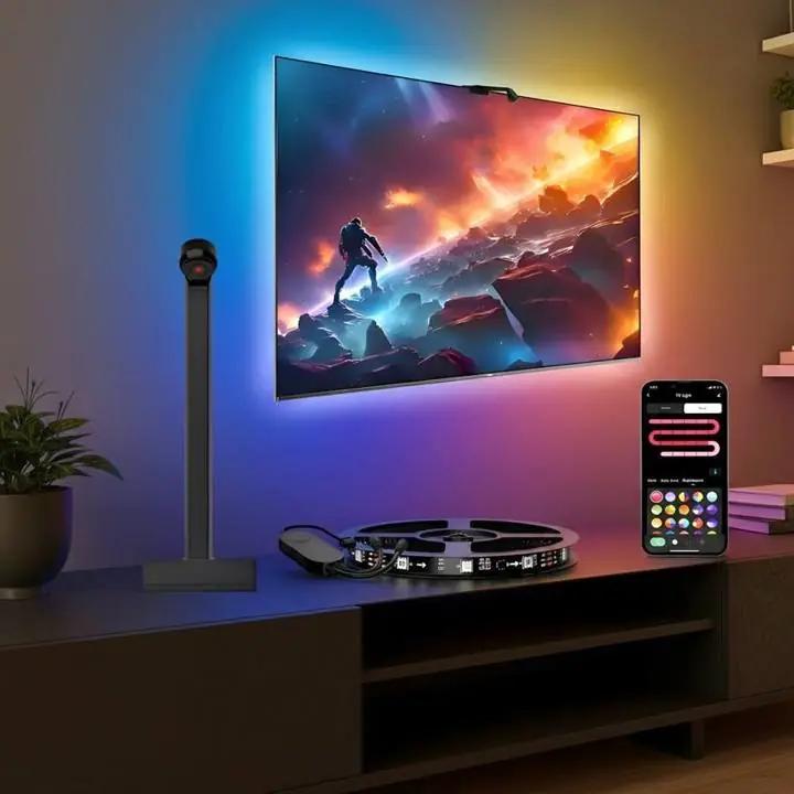 Tira de LED para TV con deteccion de Color - 4mts WiFi Light In