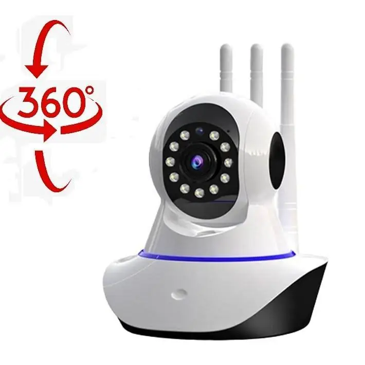 Camara de Seguridad - Manejo Remoto 360° - Vision Nocturna y Movimiento - WiFi