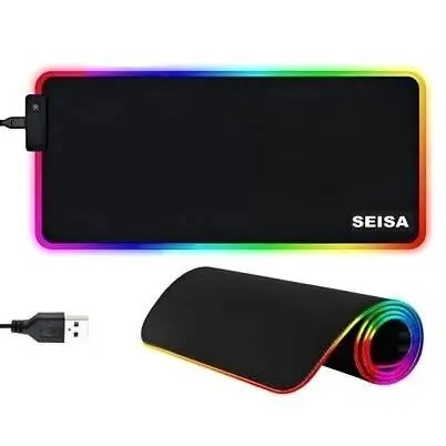 Mouse Pad Gamer RGB Retroiluminado - Varias Medidas