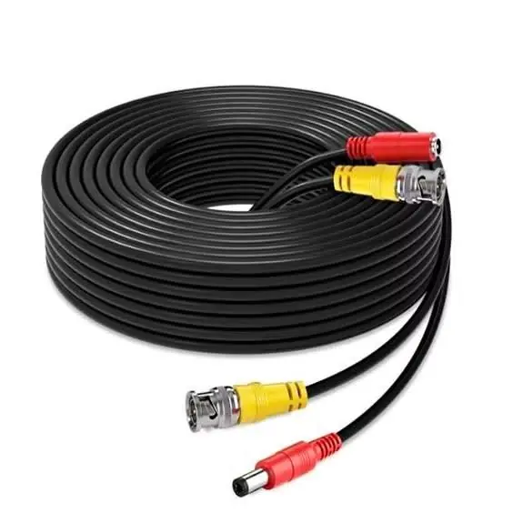 Cable para cámaras BNC 10 a 30mts Reforzado - Cctv Dvr Seguridad y Vigilancia