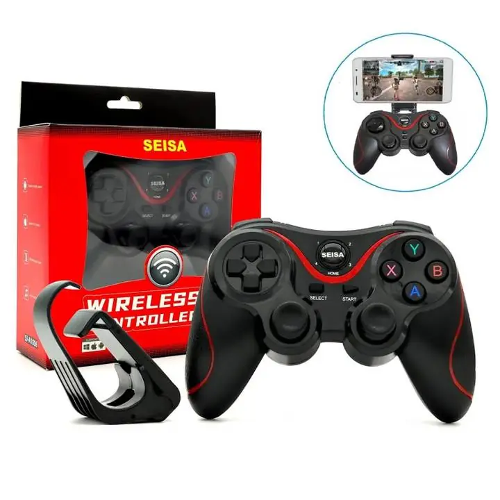 Joystick Android y PC Inalambri Recargable - Incluye Soporte Celular