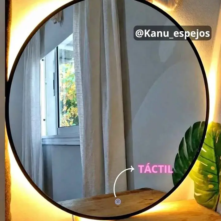 Espejo Circular LED Touch Premium Oferta